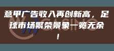 意甲广告收入再创新高，足球市场繁荣景象一览无余！